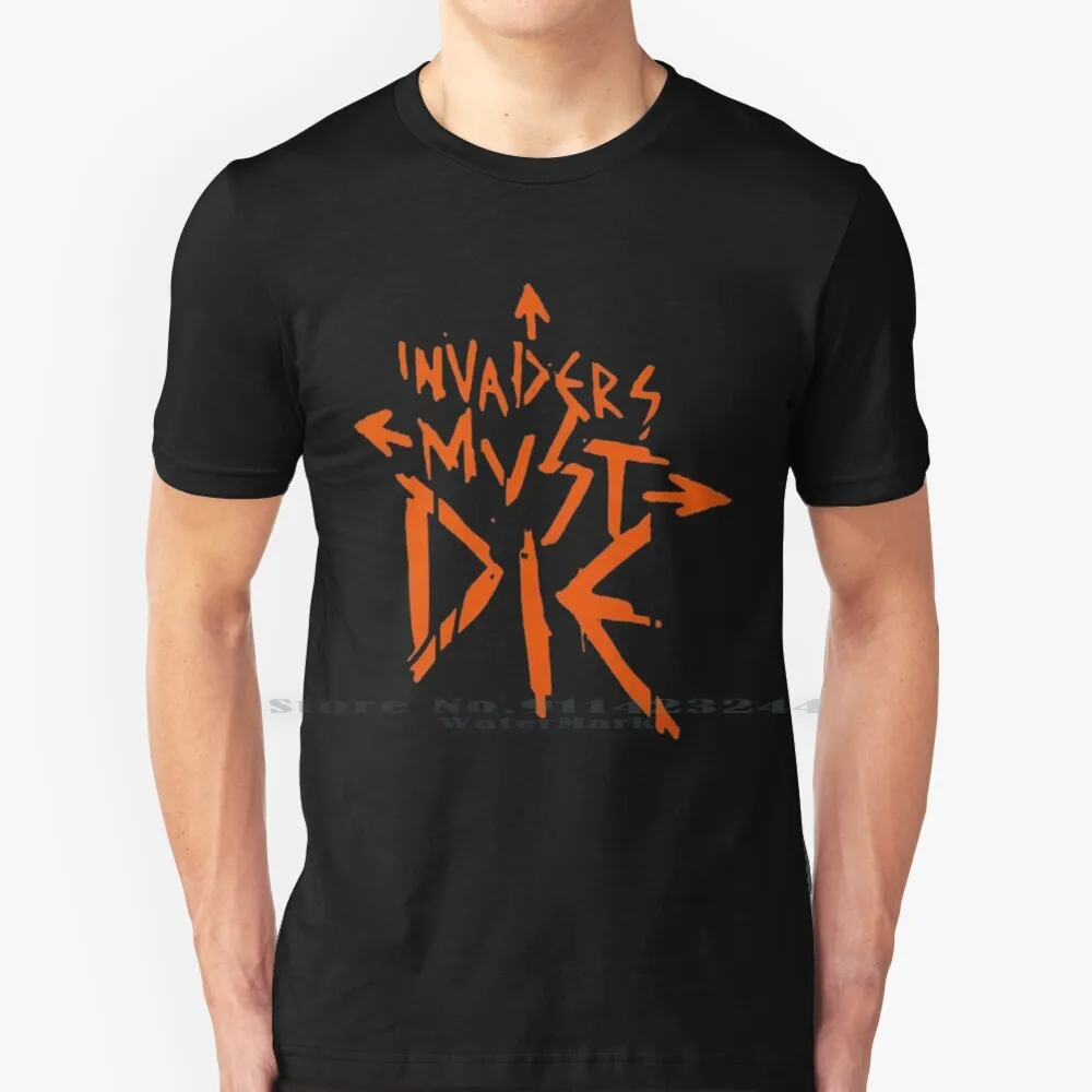 

Invaders Must Die T Shirt Cotton 6XL The Prodigy Music Dance Hiphop British Uk Ant Firestarter Punk London Invaders Must Die