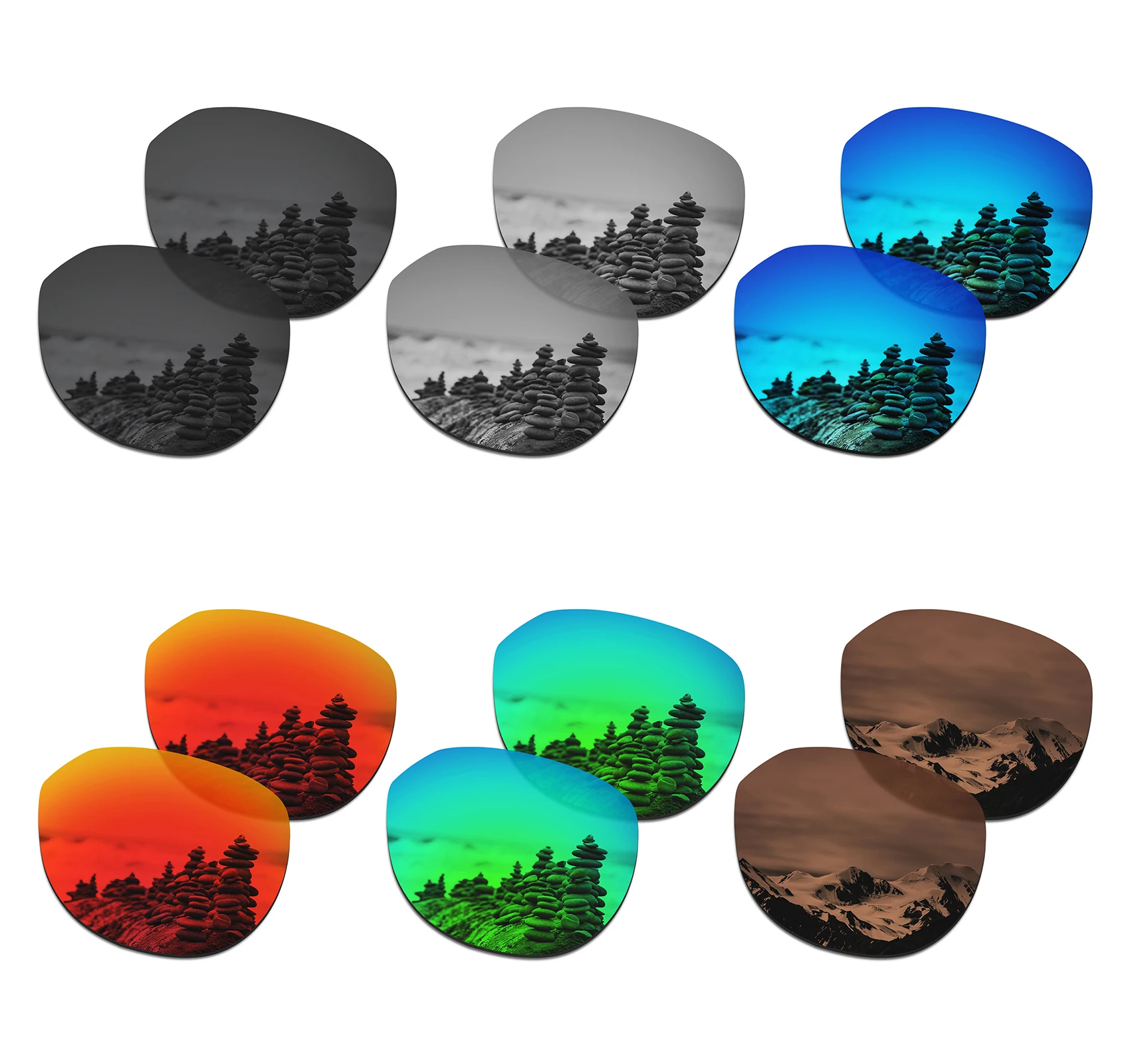 SmartVLT-lentes polarizadas de repuesto para gafas de sol, lentes de sol polarizadas, para lentes de sol, con opción múltiple, modelo Apollo Latch Key L OO9394
