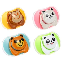 soother holder cute food grade silicone round pacifier toy personalized bottle baby pacifier nipple chupete baby gift bw50nz