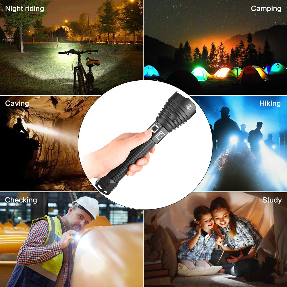 XHP70.2 XHP90 USB Перезаряжаемый светодиодный фонарик XHP70 мощный фонарь супер водонепроницаемый зум охотничий свет использовать 18650 или 26650 Battey