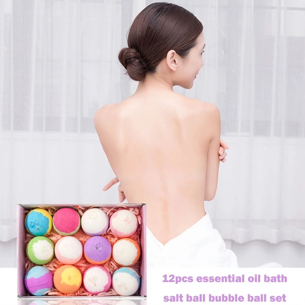 

Fragrance Sea Salt Ball Kit Relieve Fatigue Exfoliating Shower Cleaner for Spa Exfoliation Anti-fatigue Skin Care Products