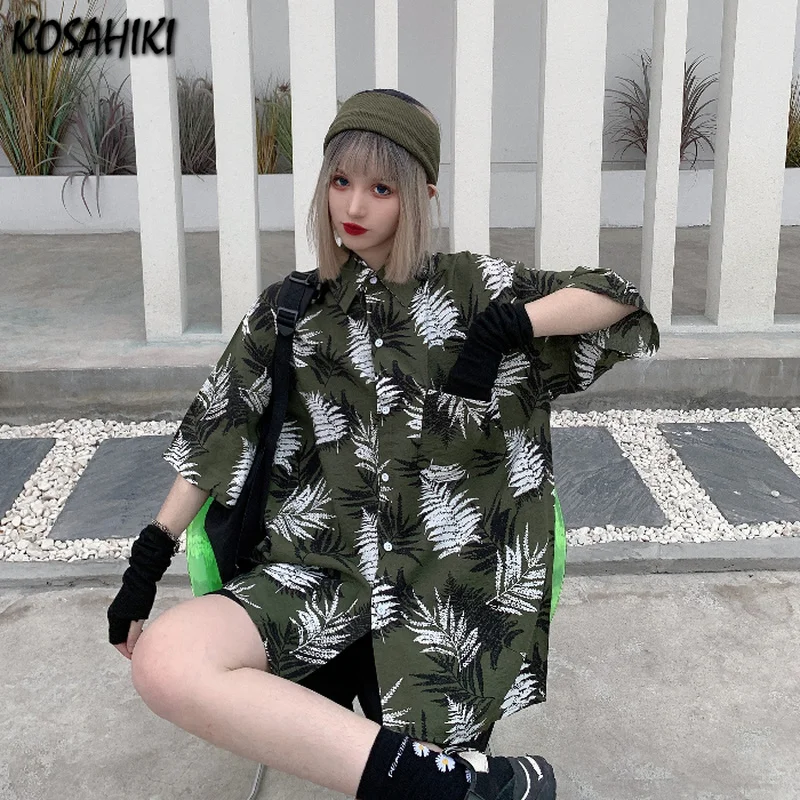 

Блузка женская с коротким рукавом, составного кроя, в стиле Харадзюку