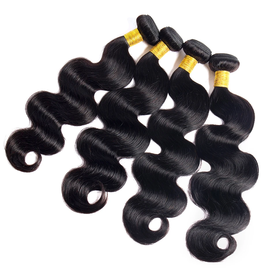 Virgo бразильские волосы волнистые пряди человеческие с фронтальной волной