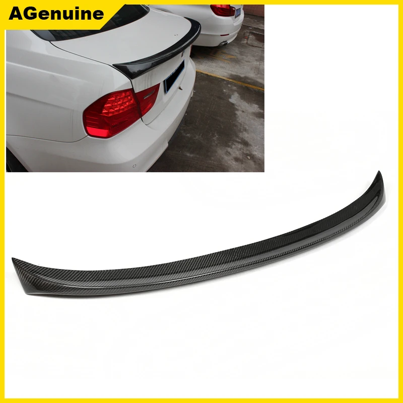 

Factory direct Real Carbon fiber 6 styles car rear trunk lip spoiler wing for BMW 3 series E90