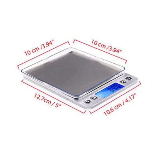

3000g/0.1g Kitchen Scale Food Diet Postal Scales balance Measuring tool Slim LCD Digital