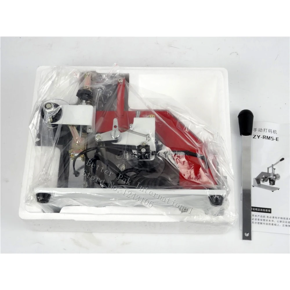 ZY RM5 E станок для тиснения с номером кожаной партии горячая печатная машина