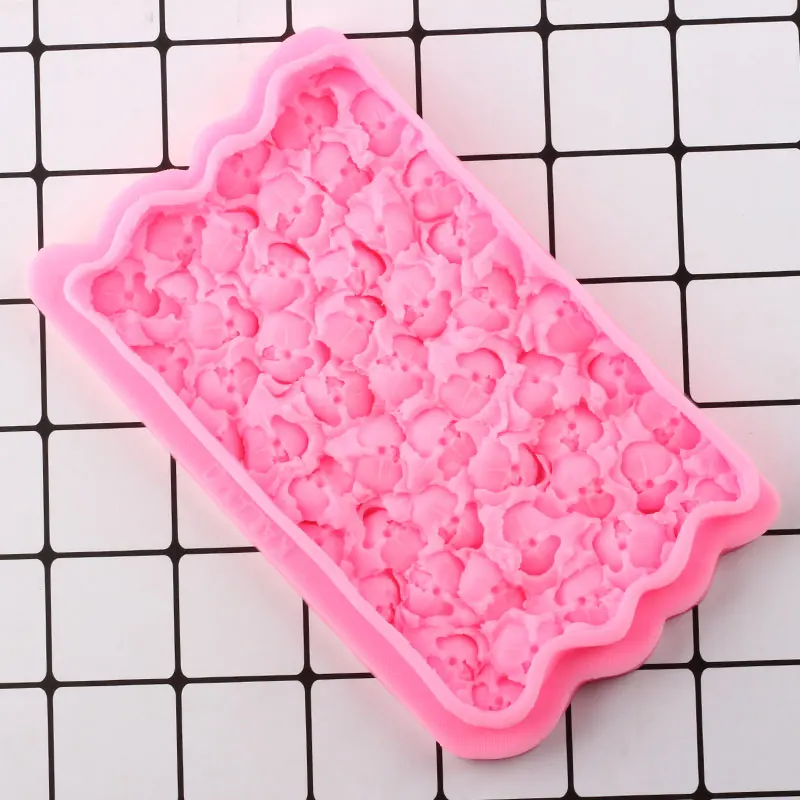 Лепестки орхидеи границы силиконовые формы DIY цветок кекс Топпер инструменты для