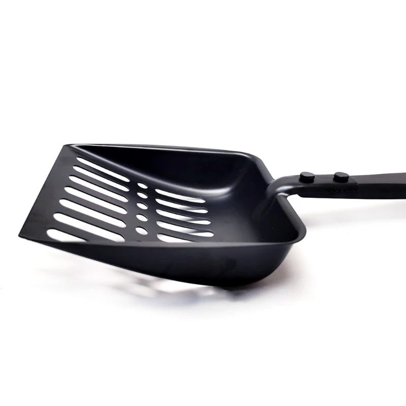 

Mini Grid Mesh Litter Scoop with Non Stick Shovel Heavy Duty Metal Scooper