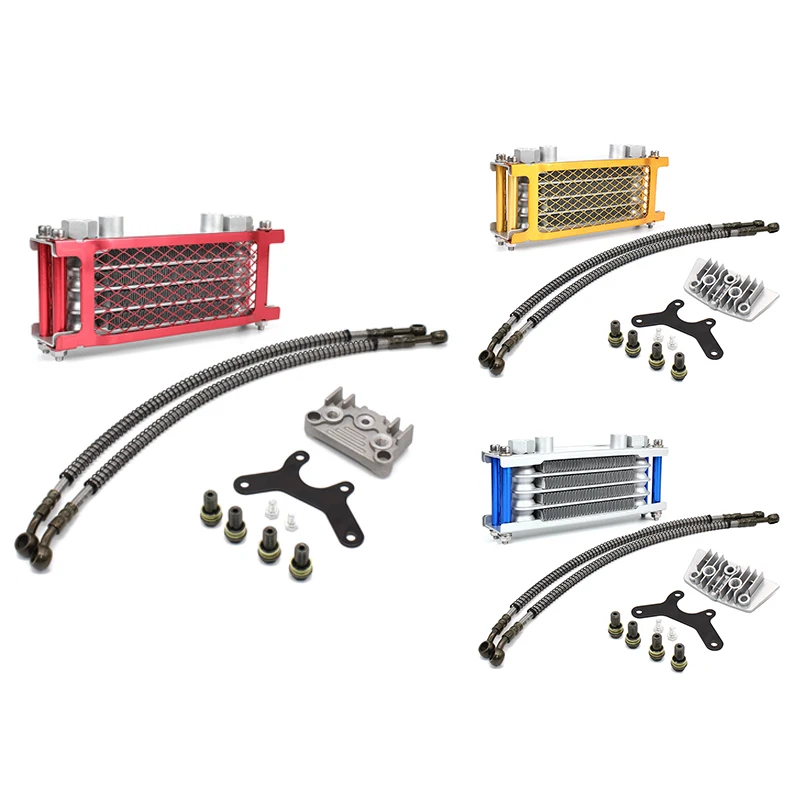 Масляный радиатор двигателя мотоцикла для Loncin Zongshen Lifan Shineray Yinxiang Kayo Bosuer Xmoto 50CC 70CC