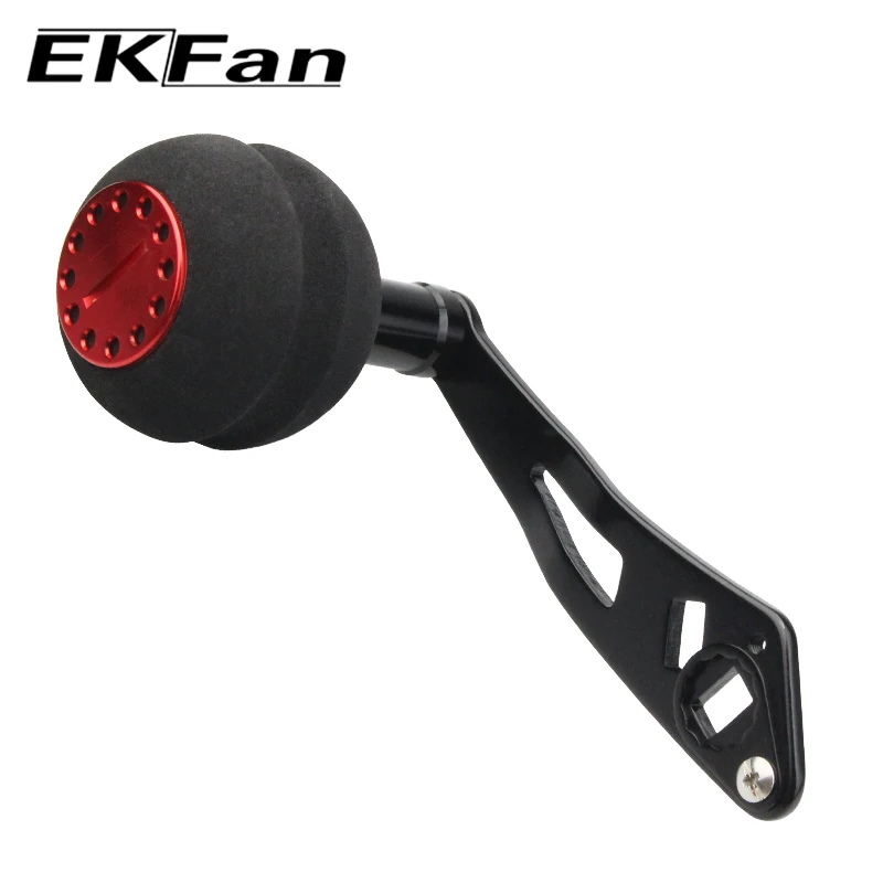 EKfan Рыболовная катушка из алюминиевого сплава рокер одинарная ручка для приманки