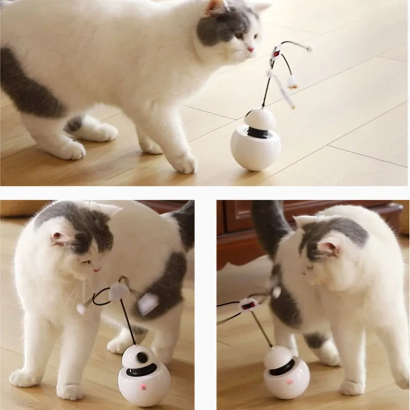 Автоматическая Лазерная игрушка для домашних животных 3 в 1 вращающаяся