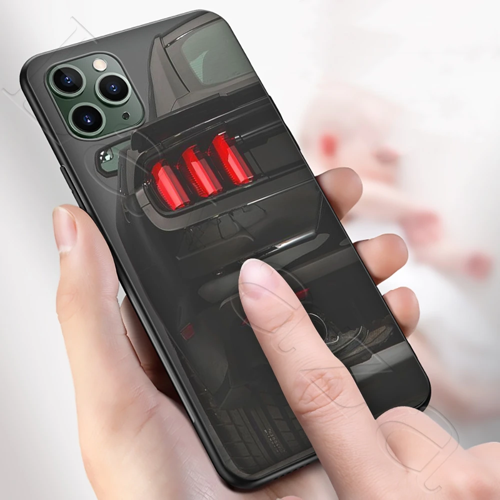 Lavaza классический MUSTANG задние фонари силиконовый мягкий чехол для iPhone 12 11 Pro XS Max XR X