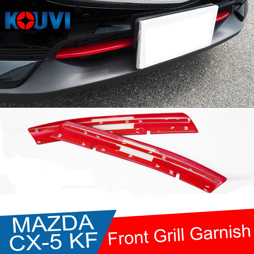 ABS Хромированная Отделка Передняя решетка гриль 2 шт. для Mazda CX 5 CX5 2017 2018 2019