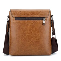 mens briefcase business bag classic vintage pu leather composite casual shoulder messenger satchel bags for everday use gift us