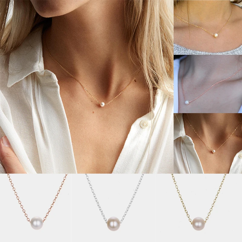 Ожерелье женское из нержавеющей стали ожерелье модное квадратное Имитация