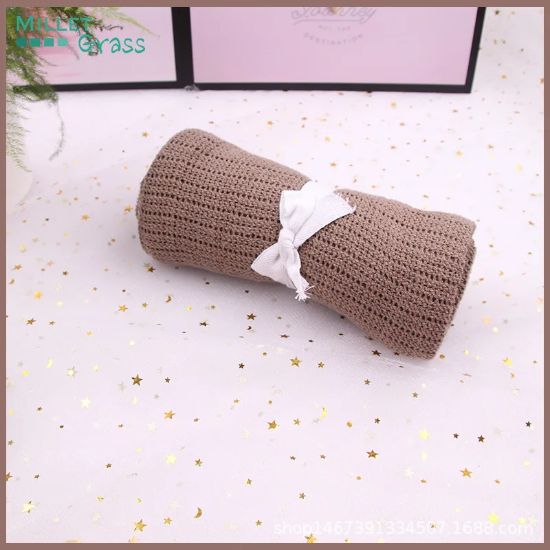 

80x100cm Baby Blankets Knitted 100% Cotton Swaddle Kids Swaddle Wrap Wrapping Sleeping New Born Children's Capes Mats bedding