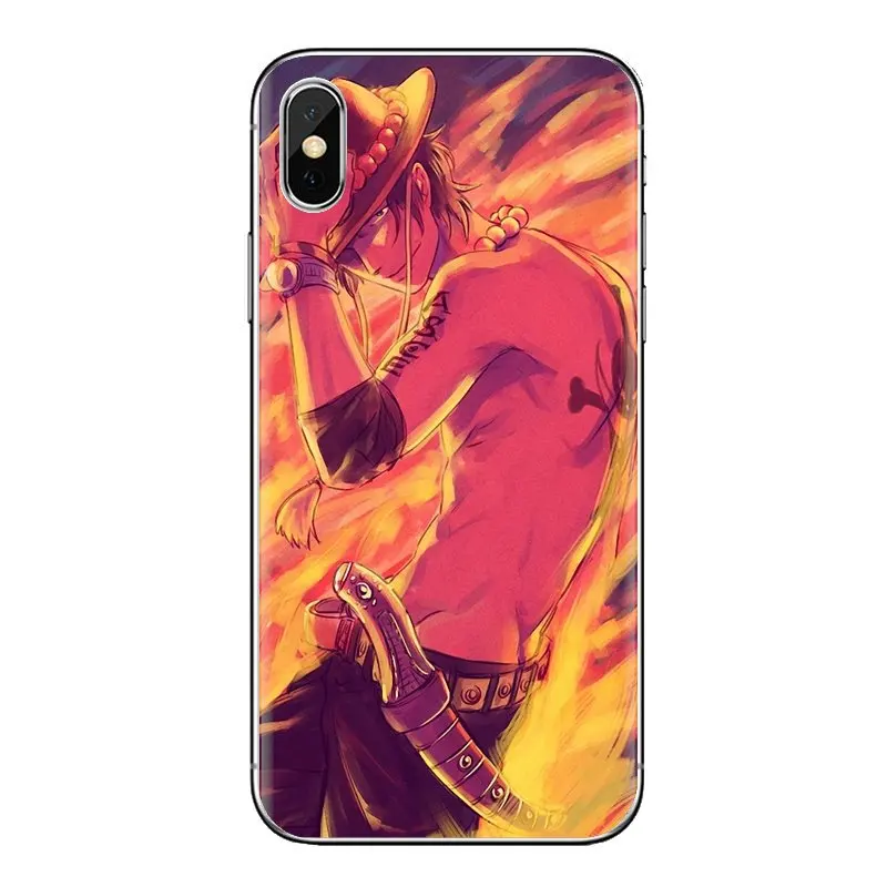 Тапочки в виде персонажа аниме Одна деталь Луффи Зоро Корпус для iPhone XS Max XR X 4 4S 5 5S