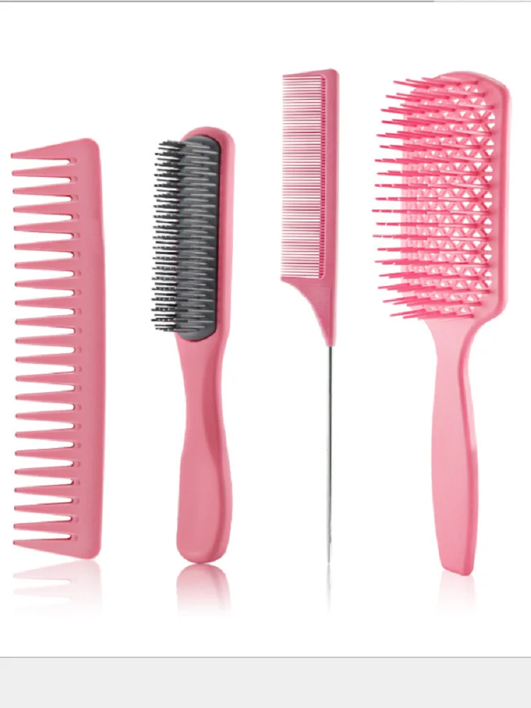 

Shunfa Large Bending Comb Set Hollow Hair Care Comb Hair Styling Comb