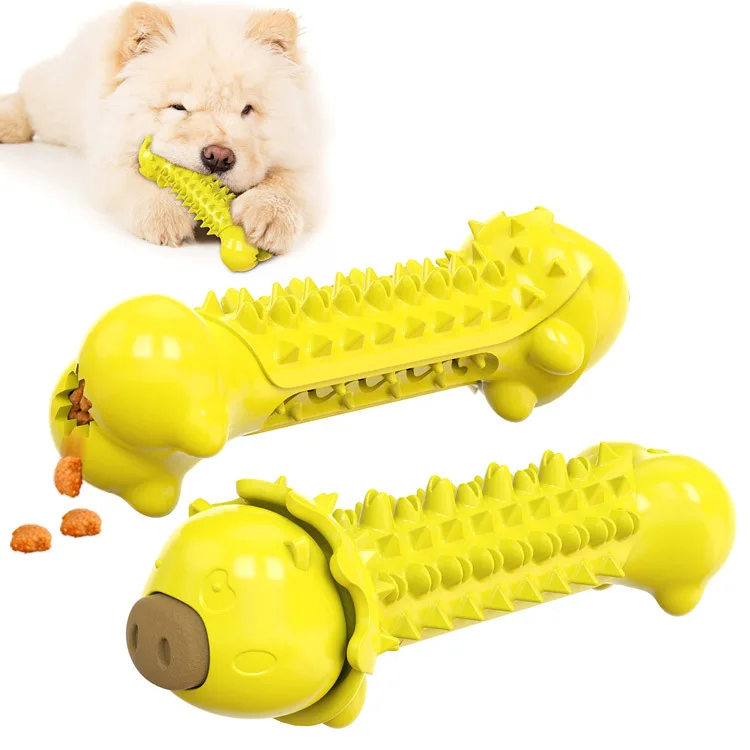 

Pet Products Favourite For Dogs Chew Toy Molars Stick Dog Toothbrush Leakage Toys Perro Bone Shape Puppies