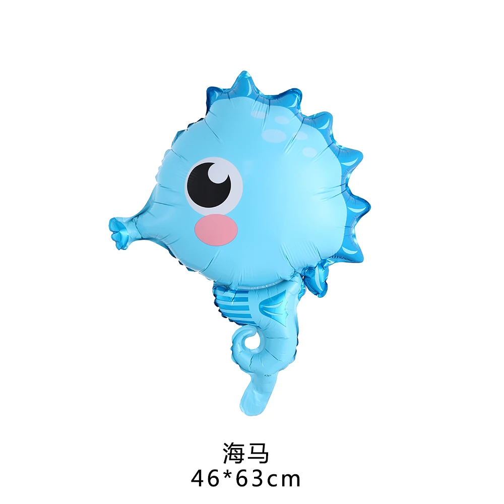 5 шт./лот воздушные шары с рыбками морскими животными морской звездой лошадью