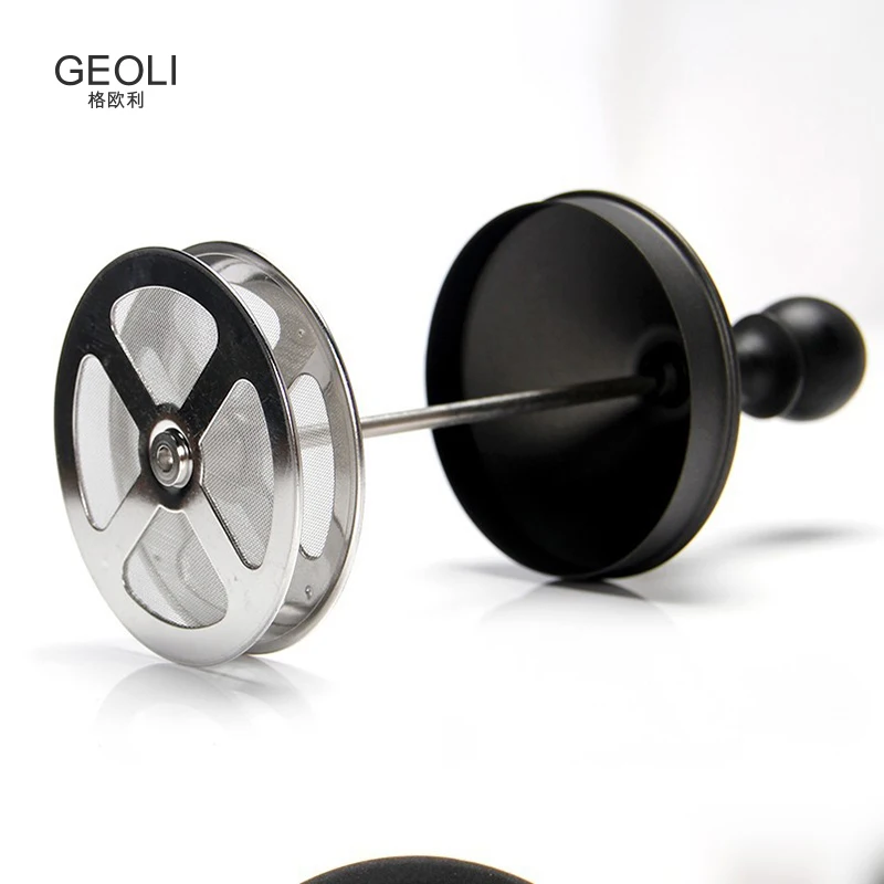 Ручной вспениватель молока Нержавеющая сталь двойной сетки капучино кувшин для