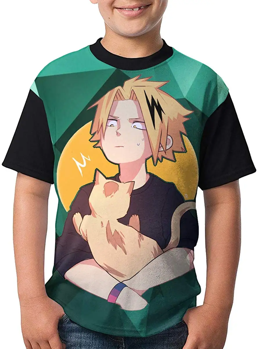 FGHFG Kaminari Denki Подростковая футболка черная |