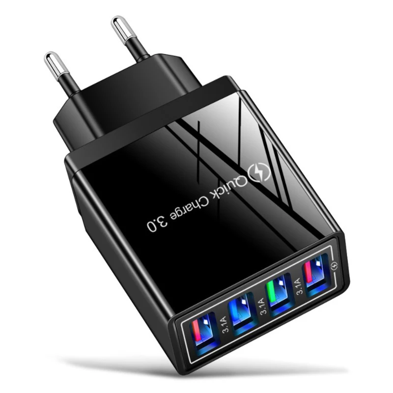 

USB Charger Quick Charge 3.0 For Iphone 12 Pro Max 12 Mini Samsung S10 Xiaomi Charger Adapter For Smartphones Fast Charging