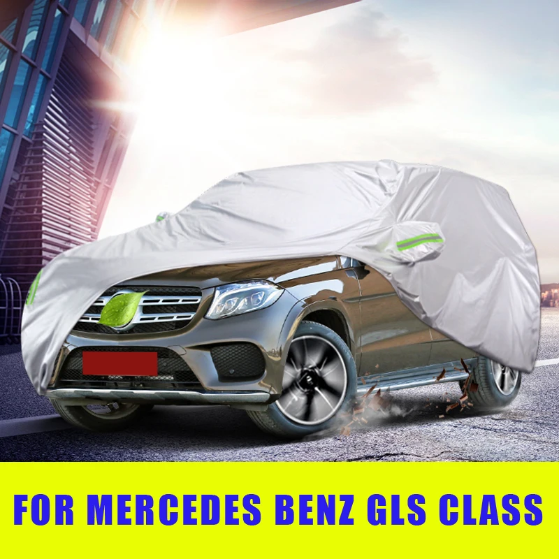 Waterproof Full Car Covers Outdoor Sunshade Dustproof Snow For Mercedes Benz GL GLS X166 X167 GL320 350 400 500 Accessories