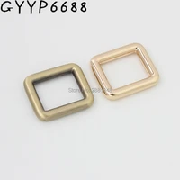 10pcs 6colors 16mm 25mm 32mm 38mm metal fitting hardware accessories closed square buckles bags handbags strap adjust buckle