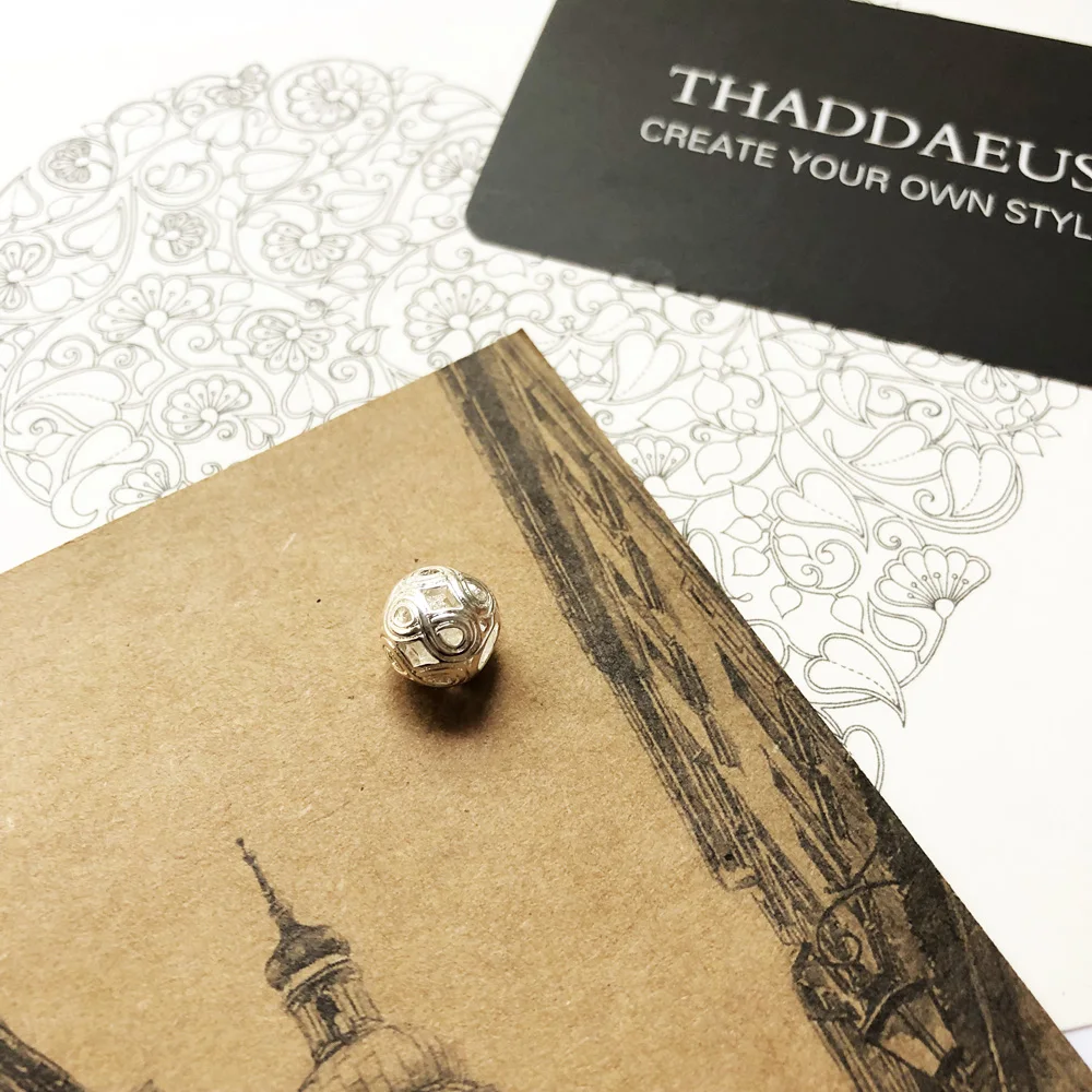 Бусины бесконечные дизайн серебряные подходит браслет ожерелье из Европы