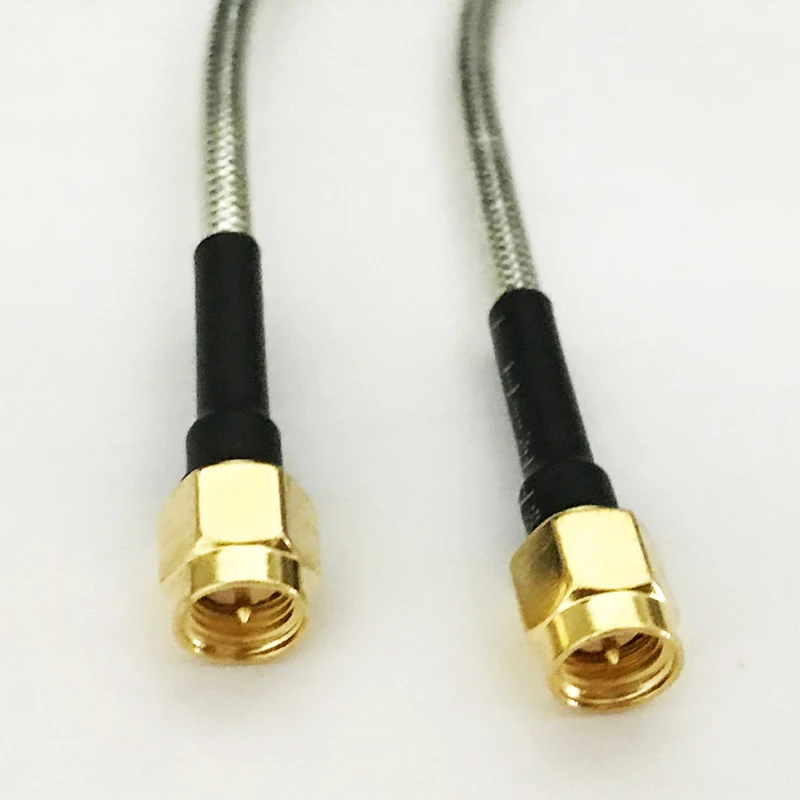 10 шт. SMA штекер разъем RG402 Полужесткий RG 402 коаксиальный отрезок коаксиального