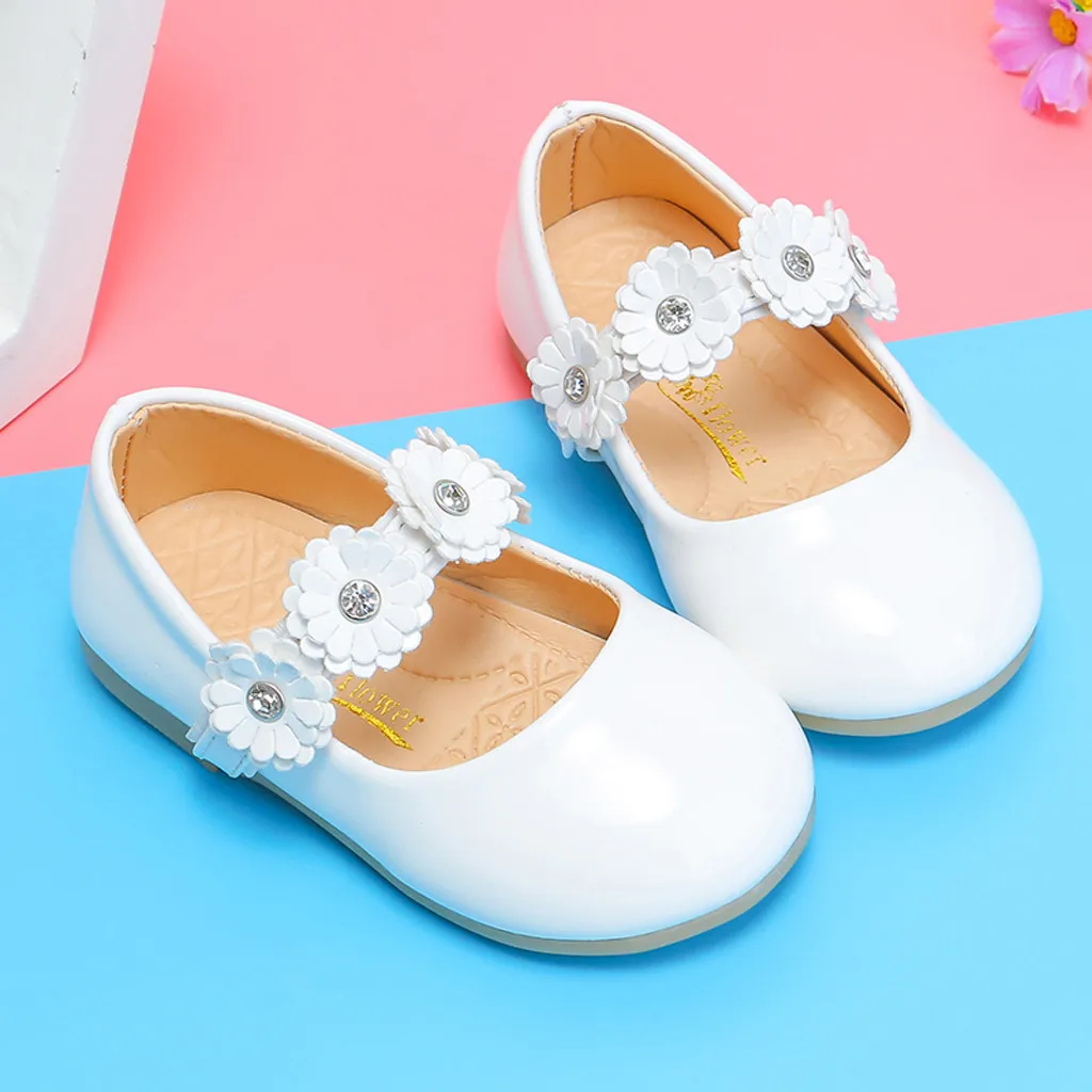Kids Shoes For Girl Princess Toddler Infant Baby Flowers Single Sandalias Flat Girls Sneakers Zapatos De Nina | Детская одежда и