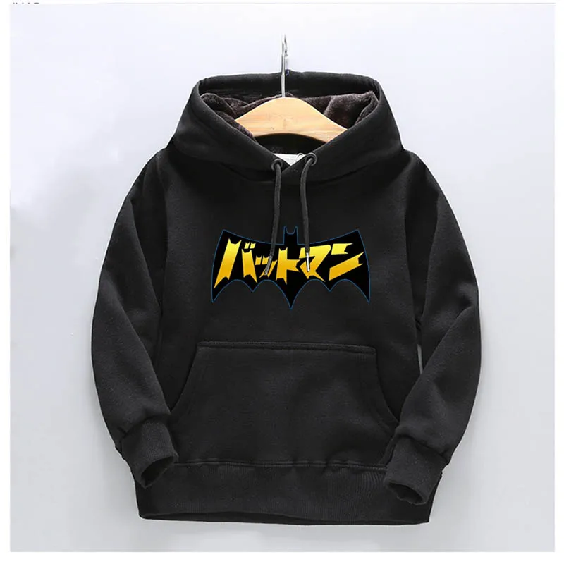Hoodies 5 Популярные детские толстовки с капюшоном толстовки с милым принтом Бэтмена для мальчиков и девочек осенне-зимняя одежда утепленная повседневная детская одежда Sudadera Capucha - Цвет: Hoodies 5