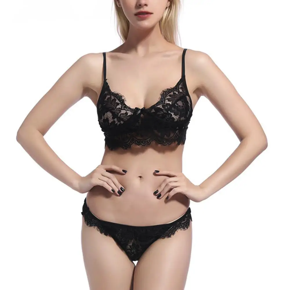 Сексуальное женское нижнее белье комплект с бюстгальтером для женщин кружевное