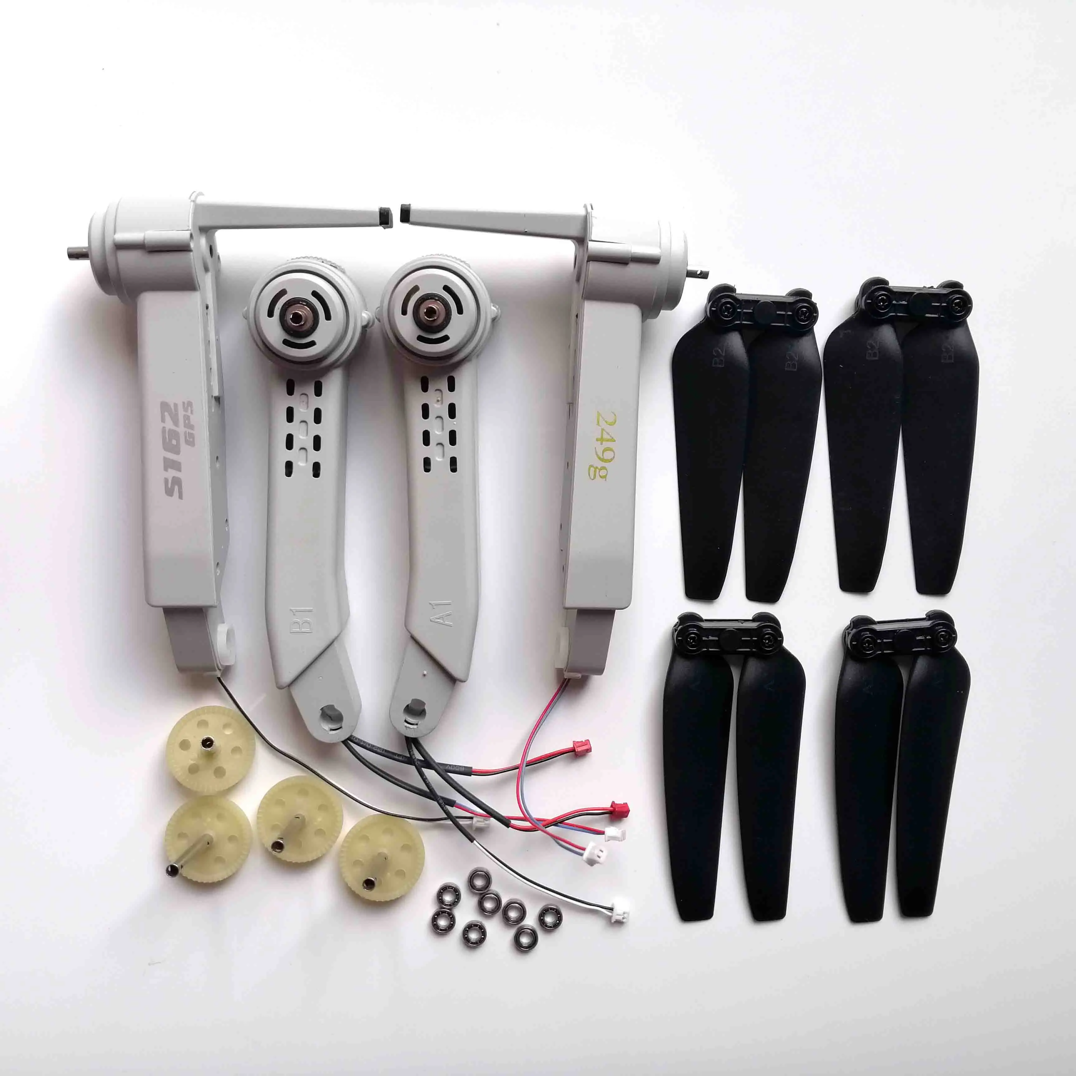 

S162 GPS Дрон toysky s162 rc Квадрокоптер запасные части Аксессуары Дрон рычаг включает мотор шестерни светодиодный светильник и т. Д.