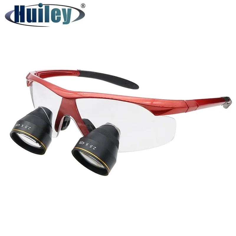 2.5X ультра-светильник, профессиональные стоматологические очки, лупа, большая глубина поля, бинокулярная лупа, широкое поле зрения, четкое и...