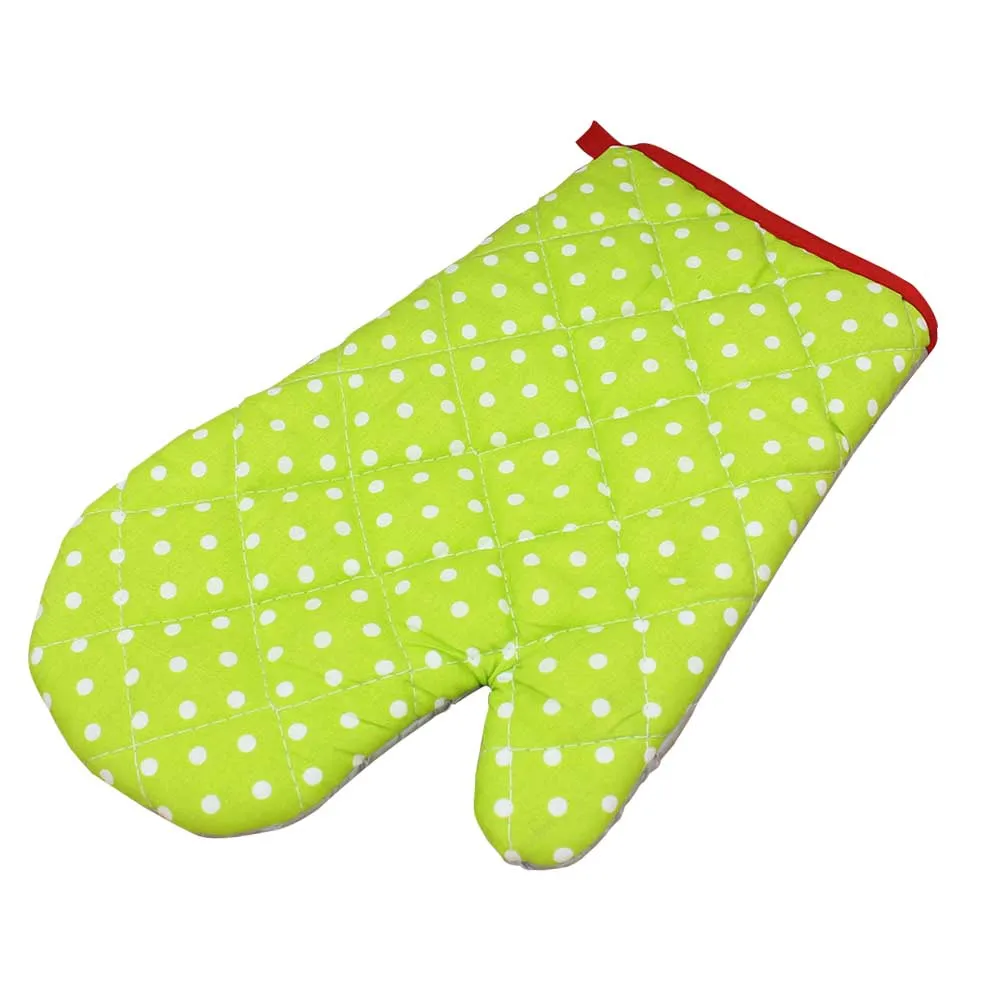 1 шт. кухонная варежка смесь хлопка для выпечки практичная дома цветная