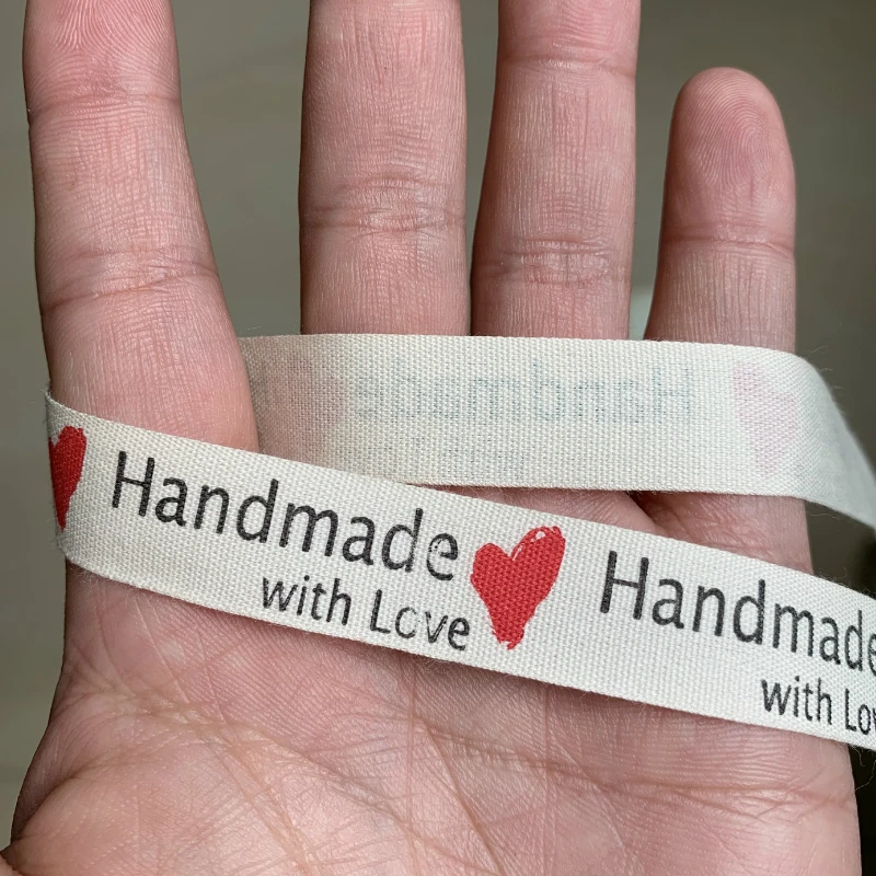 Хлопчатобумажная лента с принтом ручной работы 5 ярдов милый дом цветной флаг