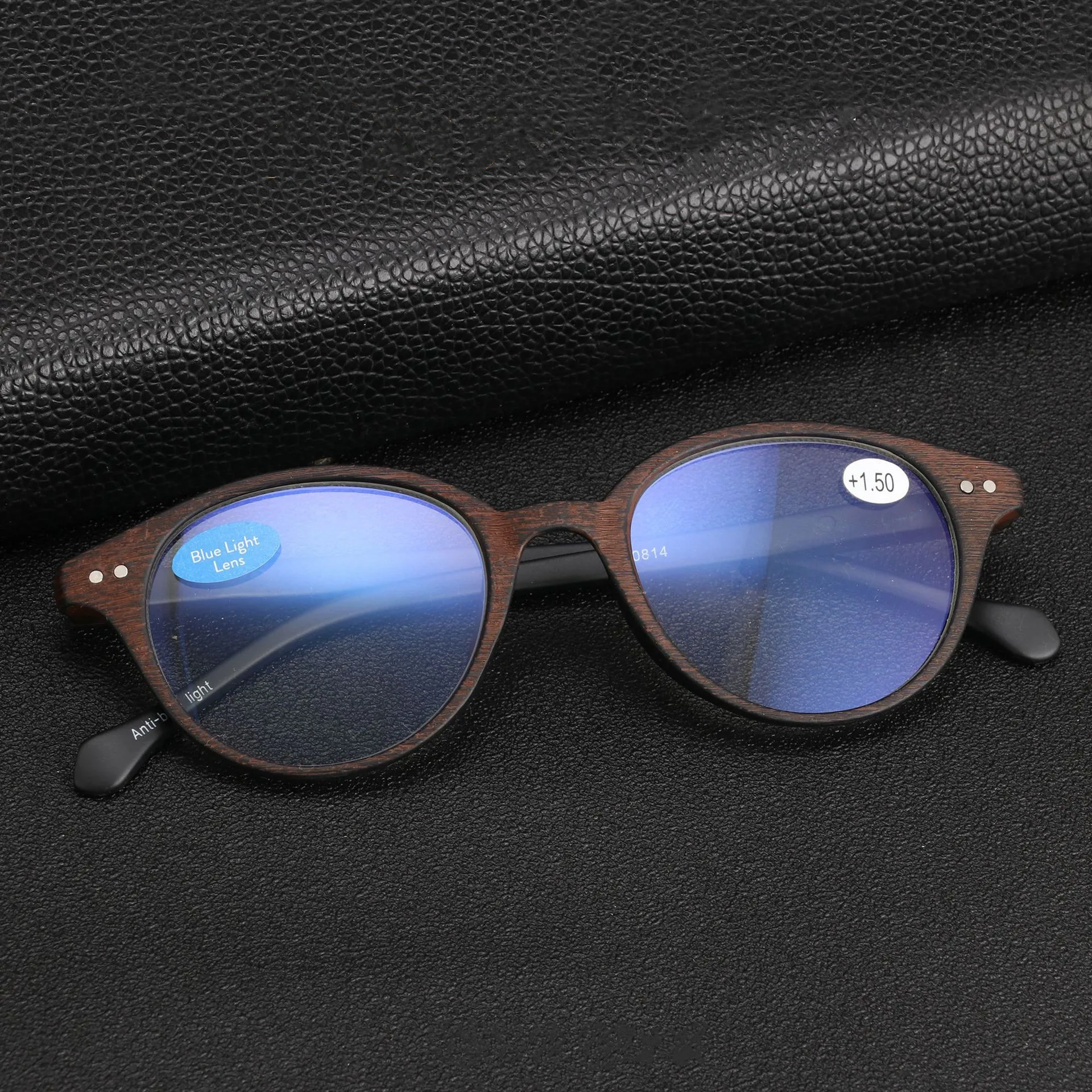 

Очки для чтения с текстурой древесины для женщин и мужчин, очки для дальнозоркости с защитой от синего излучения, компьютерные очки против у...