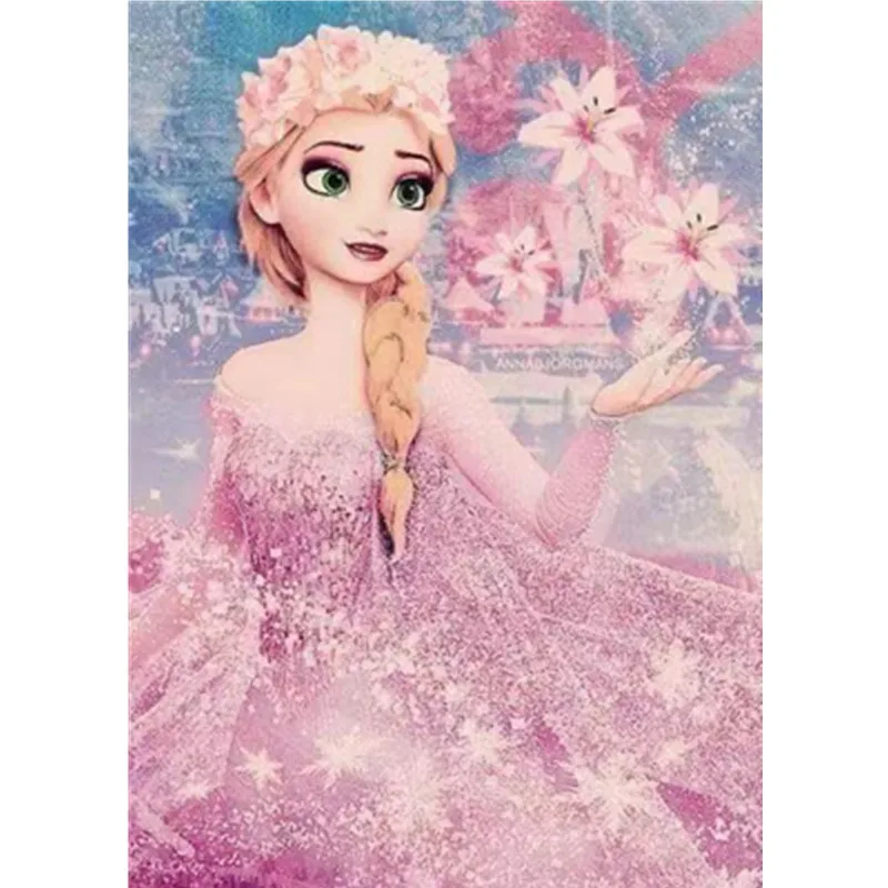 5D алмазная вышивка мультяшная девушка сделай сам полный круг живопись крестиком