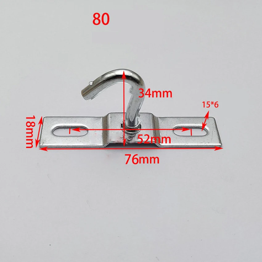 2 шт 70 мм 80 95 открытая Монтажная пластина с крючком подвесная хрустальная лампа