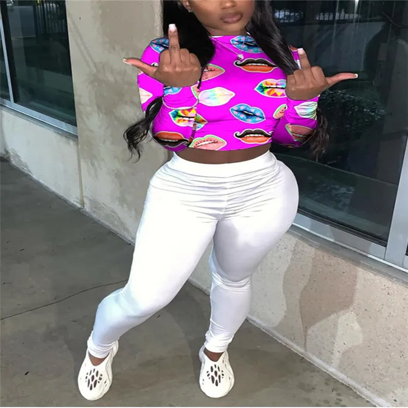 

Cool Girl Street Loungewear Women Two Piece Pants Set Long Sleeve Pullover Top High Waist Pants Vintage Casual Outfits Tracksuit