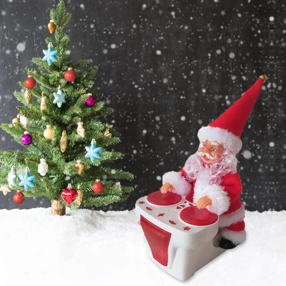 

Electric Santa Claus Doll Twisted Hip Singing and Dancing Toy for Children Christmas Gift