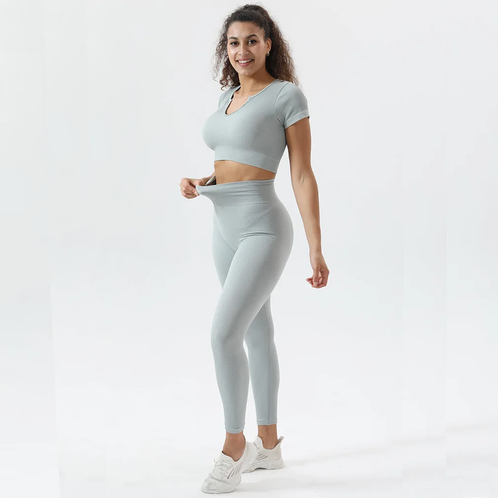 

Sport Leggings Push Up Women Seamless Yoga Pants Legging Anti Cellulite Gym Tights High Waist Fitness Set