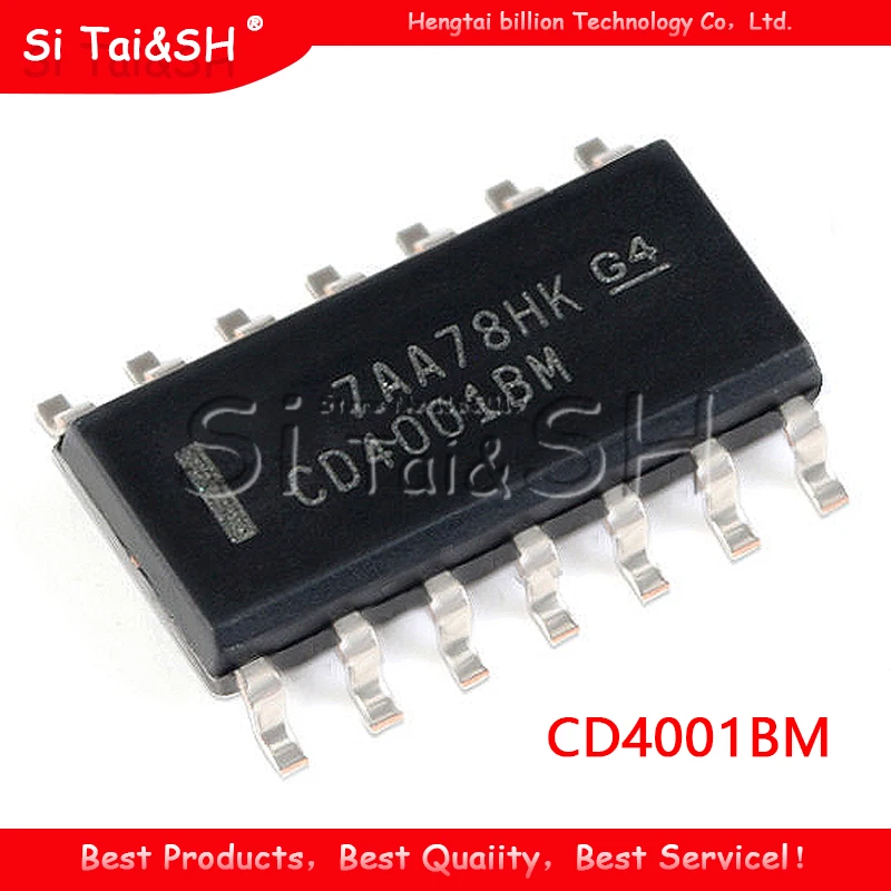 10 шт. CD4001BM CD4001 HEF4001BT HEF4001 SOP 14 друг с другом Logic Gates CMOS Quad 2 In new original| |