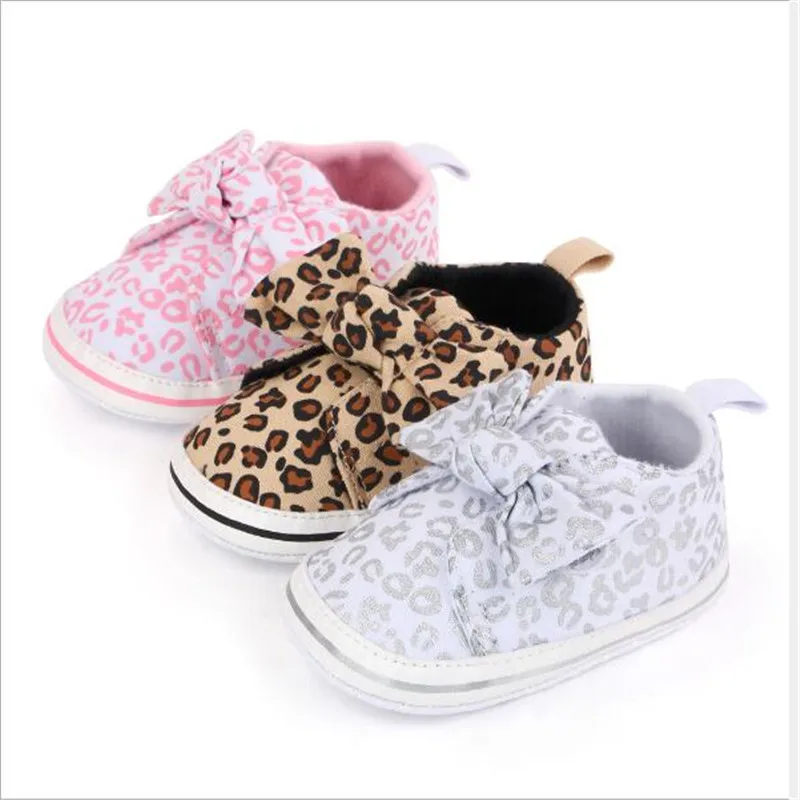 

2021 New Little Girl Shoes Baby Girls First Walkers Fashion Leopard Shoes Infants Boys Antislip Soft Sole Newborn Casual Shoes