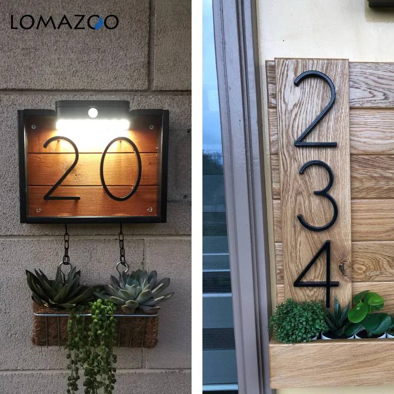 125 мм цифры для плавающего дома большие современные двери алфавита дом наружные 4