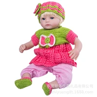55cm21inch simulation rebirth doll baby girl soft rubber accompany sleeping children photography play house toy gift doll