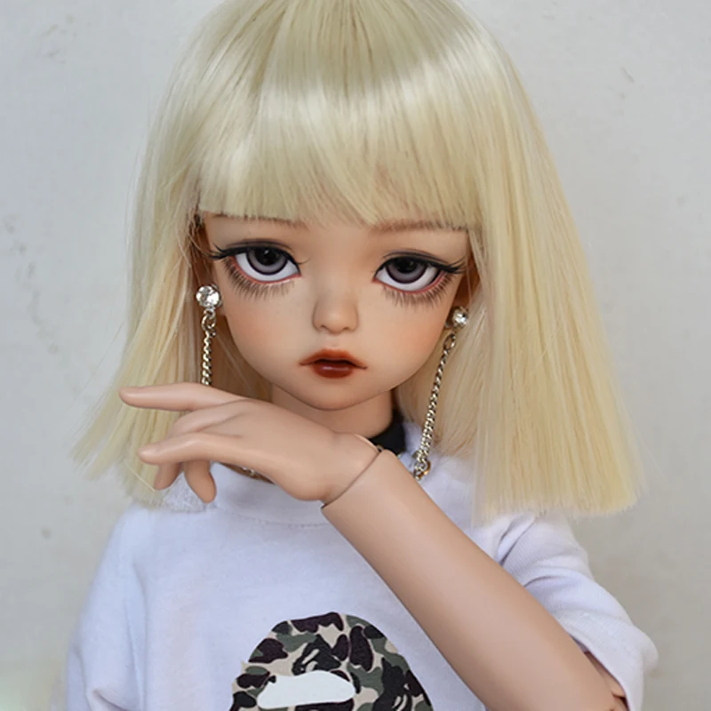 1/3 1/4 1/6 1/8 Bjd SD парик волос Высокая температура короткий классный провод BJD для