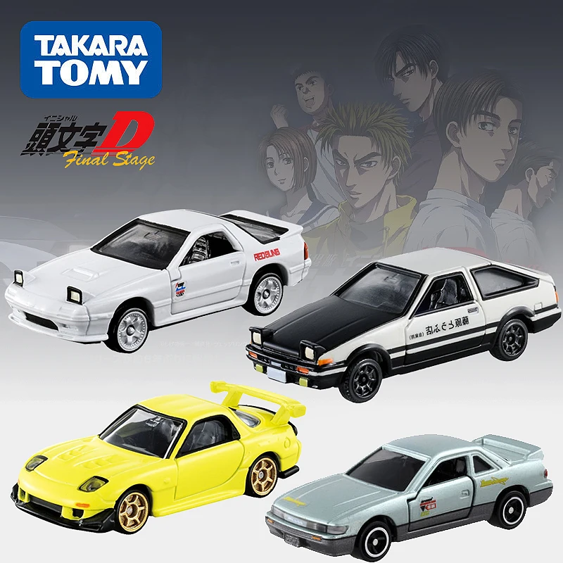 TAKARA TOMY Dream Tomica INITIAL D Mazda FD3S RX-7 SP Nissan S13 SILVIA SKYLINE GT-R(R32) литая модель автомобиля игрушка автомобиль мальчики игрушки
